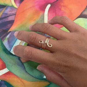 Spiral Wrap Ring 14K Gold Fill Material